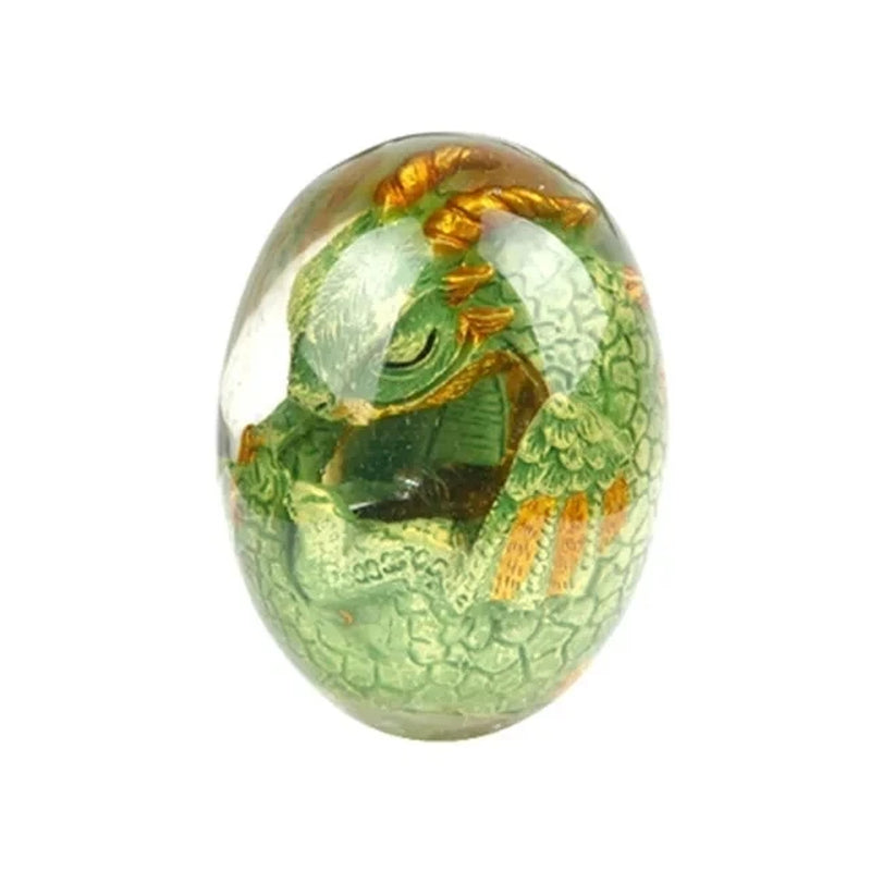 Lava Dragon Egg Resin Statue Ornamental Dinosaur Eggs Sculpture Crystal Gemstone Souvenir Home Decor Collection Kid Gift Toy