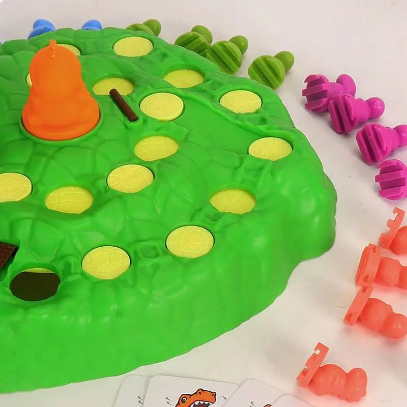 Dino Board Game Interactive Escape Game Dinosaur Table Board Fun Toy Early Development Activity Toys for Kids Kindergarten