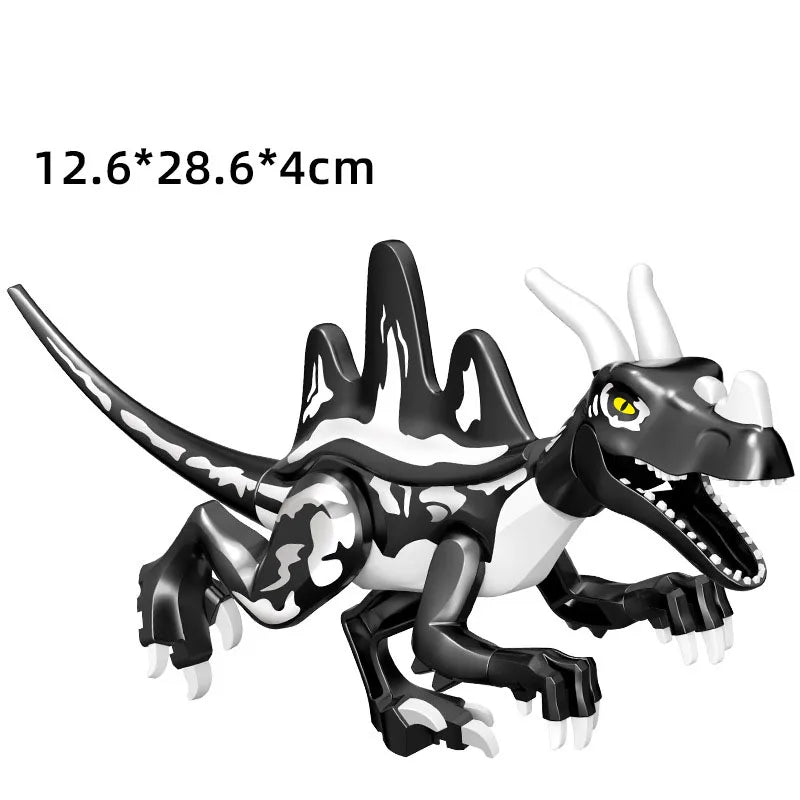 Jurassic Dino World Large Dinosaurs Figures Bricks Building Blocks Velociraptor T-Rex Triceratops Indominus Rex Toys for Kids