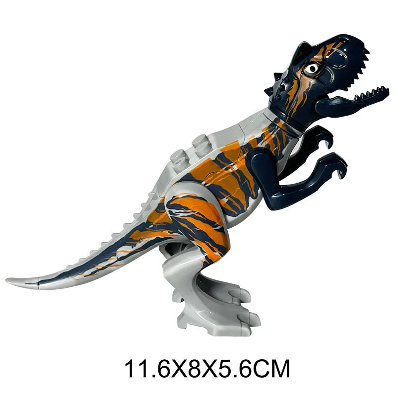 Jurassic Dino World Large Dinosaurs Figures Bricks Building Blocks Velociraptor T-Rex Triceratops Indominus Rex Toys for Kids