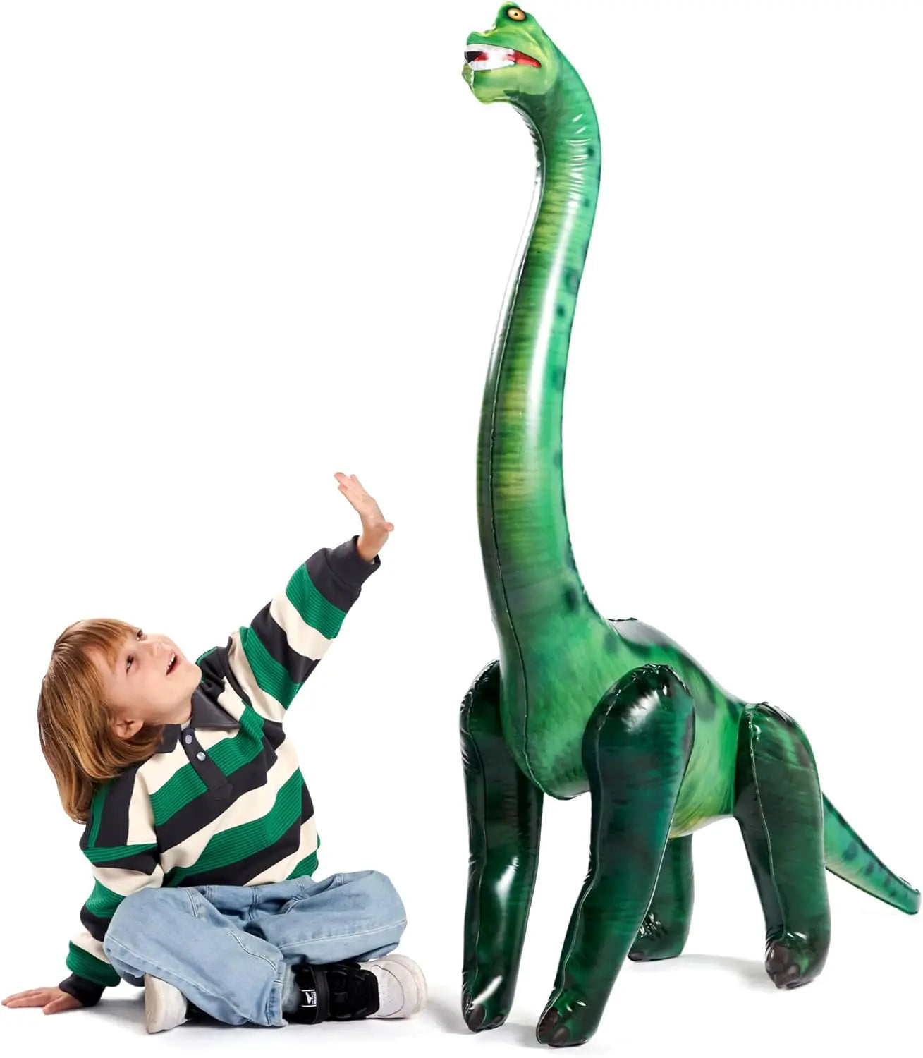51" Brachiosaurus Inflatable Dinosaur Toy Party Decorations for Kids and Adults Birthday Party Chirstmas Gift